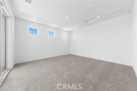Empty room, Interior, Recessed Lighting