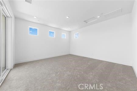 Empty room, Interior, Recessed Lighting