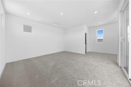 Empty room, Interior, Recessed Lighting