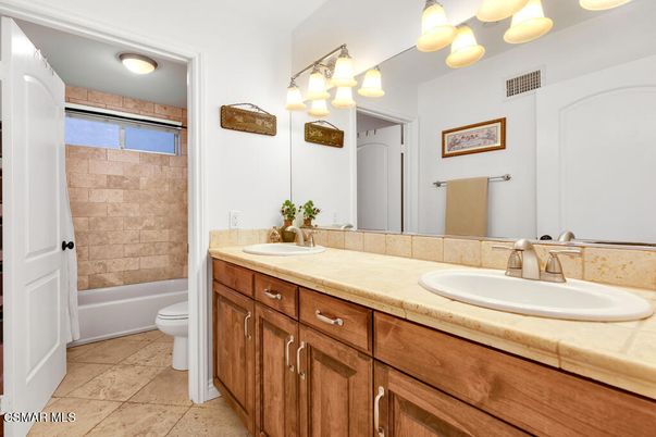 Bathroom, Dual Sink Vanities, Interior, Tile Countertops