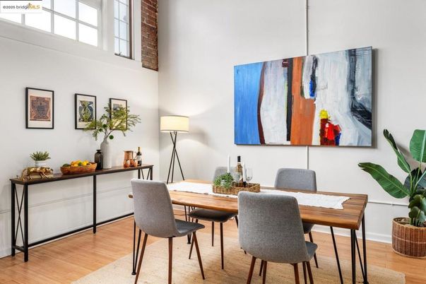 Dining room, Interior, Wood Texture Flooring