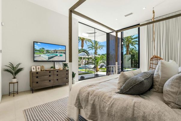 Bedroom, Interior, Recessed Lighting