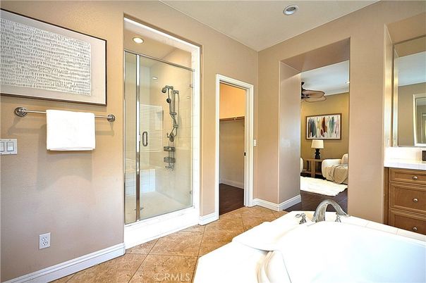 Bathroom, Bedroom, Glass Shower, Interior, Recessed Lighting