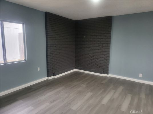 Empty room, Interior, Stone Walls, Wood Texture Flooring