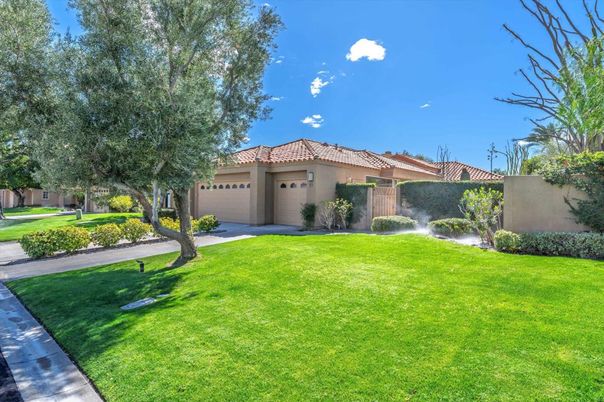 Attached, Backyard, Exterior, Facade, Mediterranean