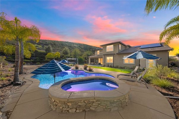 Exterior, Pool, Solar Panels