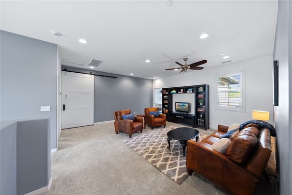 Interior, Living room, Recessed Lighting