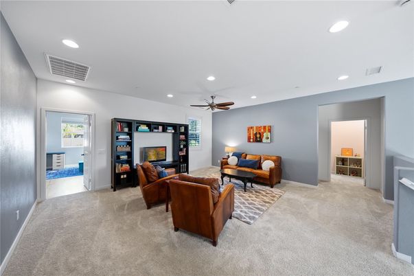 Interior, Living room, Recessed Lighting
