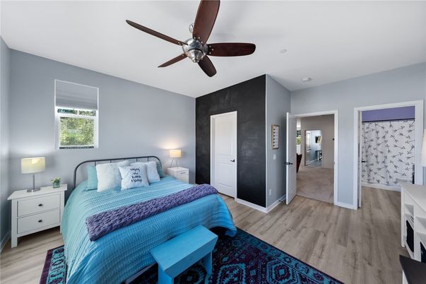 Bedroom, Interior, Wood Texture Flooring