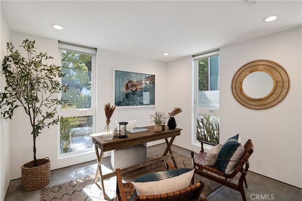 Home Office, Interior, Recessed Lighting