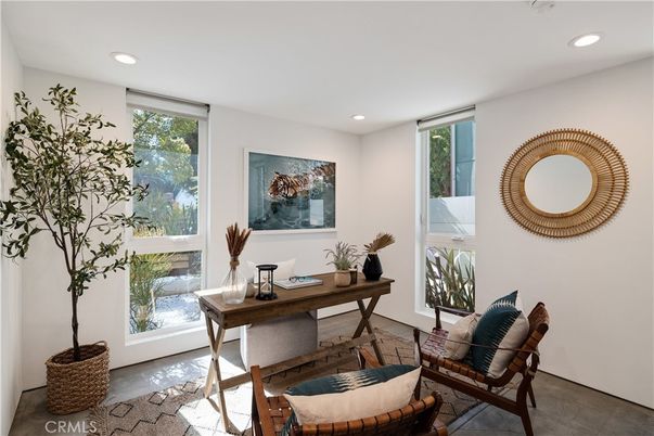 Home Office, Interior, Recessed Lighting