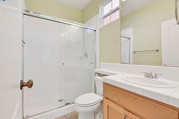 Bathroom, Glass Shower, Interior, Tile Countertops