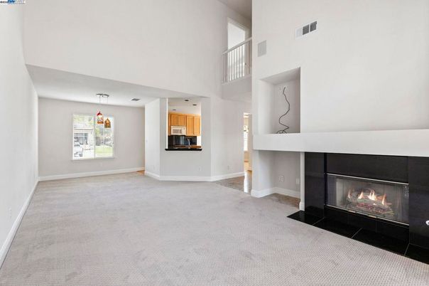 Fireplace, Interior, Pendant Lights