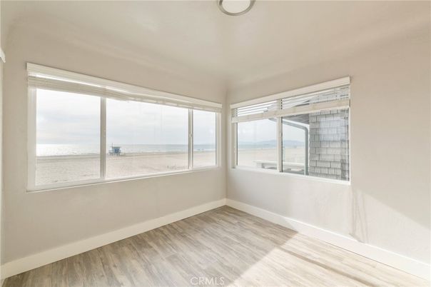 Empty room, Interior, Water, Wood Texture Flooring