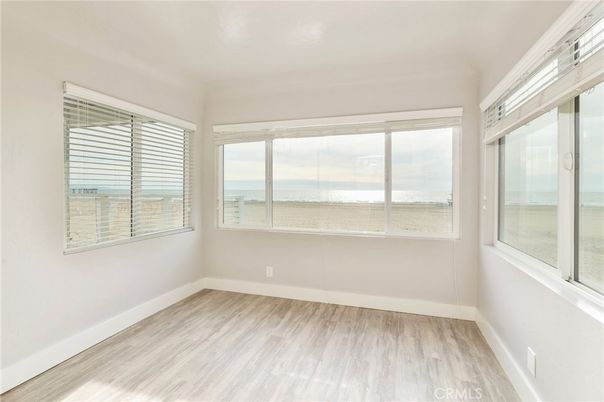 Empty room, Interior, Water, Wood Texture Flooring