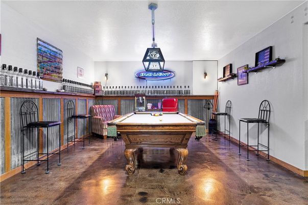 Billiard Table, Game Room, Interior, Pendant Lights