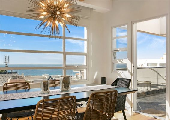 Dining room, Interior, Pendant Lights, Water