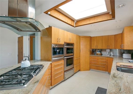 Interior, Kitchen, Recessed Lighting, Stainless Steel Appliances
