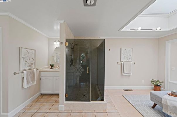 Bathroom, Glass Shower, Interior