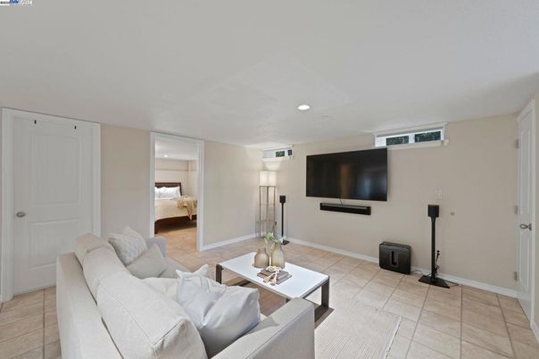 Interior, Living room, Recessed Lighting