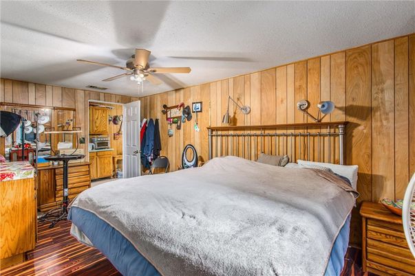 Bedroom, Interior, Wood Texture Flooring, Wooden Walls