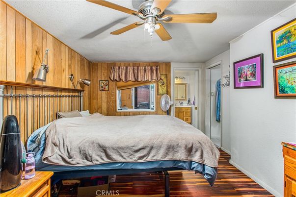 Bedroom, Interior, Wood Texture Flooring, Wooden Walls