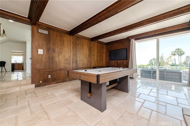 Game Room, Interior, Wooden Beams, Wooden Walls