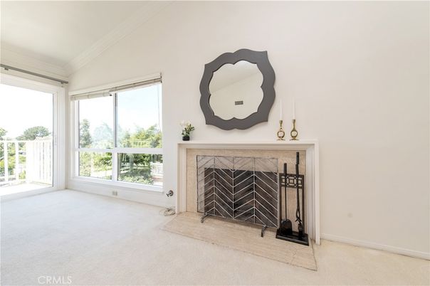 Empty room, Fireplace, Interior