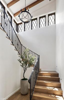 Chandelier, Interior, Pendant Lights, Wooden Beams, Wood Texture Flooring