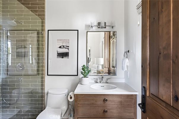 Bathroom, Glass Shower, Interior