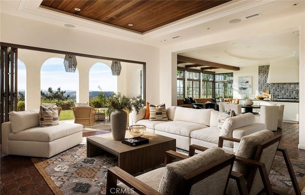 Dining room, Interior, Living room, Recessed Lighting, Wooden Ceilings