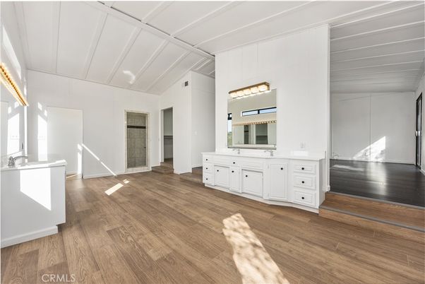 Bathroom, Empty room, Interior, Wood Texture Flooring