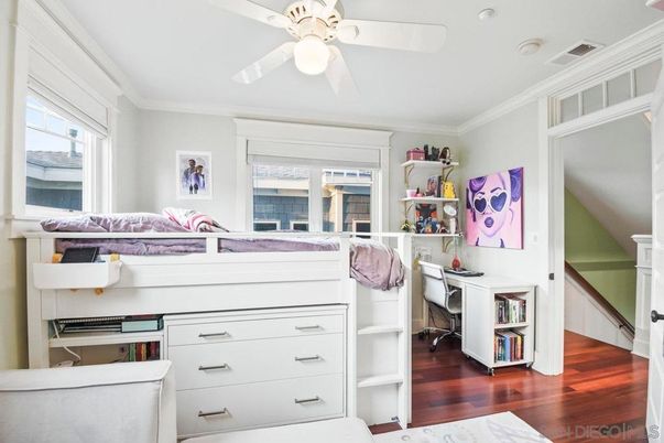 Bedroom, Home Office, Interior, Wood Texture Flooring