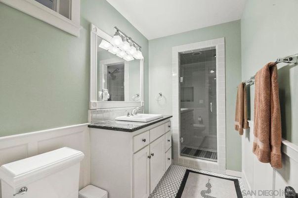 Bathroom, Glass Shower, Interior