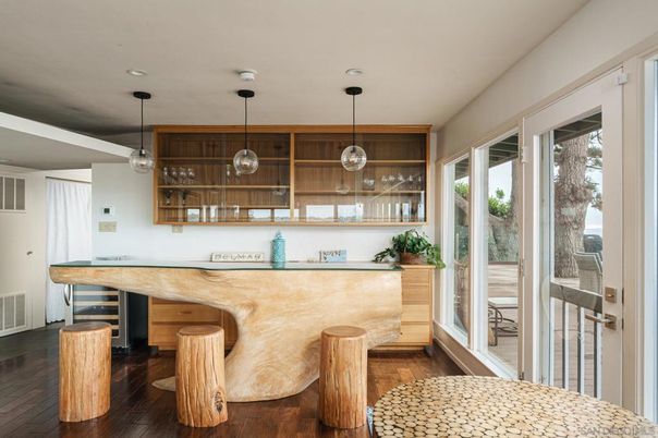 Interior, Pendant Lights, Wood Texture Flooring