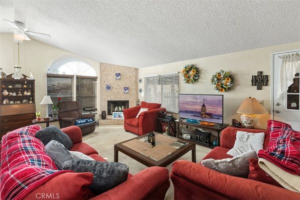 Fireplace, Interior, Living room, Stone Walls