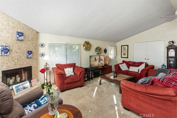 Fireplace, Interior, Living room, Stone Walls