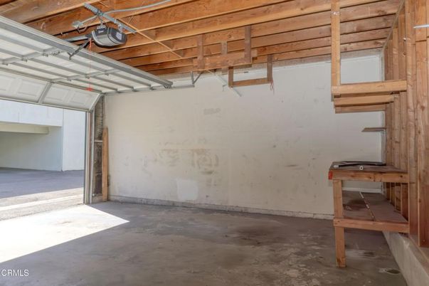 Garage, Interior, Wooden Walls