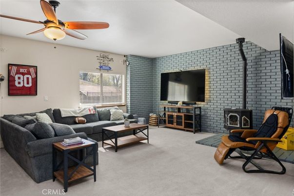 Interior, Living room, Stone Walls
