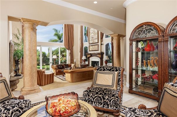 Fireplace, Interior, Living room, Recessed Lighting