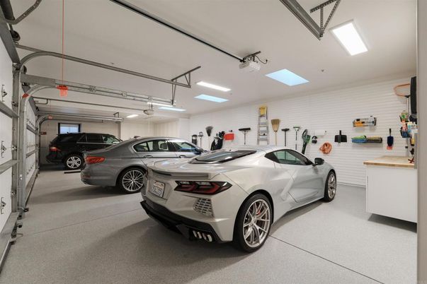 Garage, Interior, Recessed Lighting