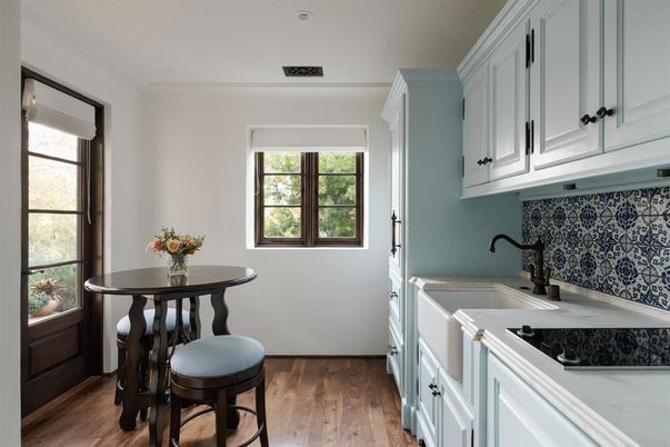 Interior, Kitchen, Wood Texture Flooring
