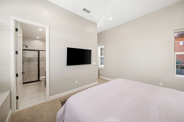 Bedroom, Interior, Recessed Lighting