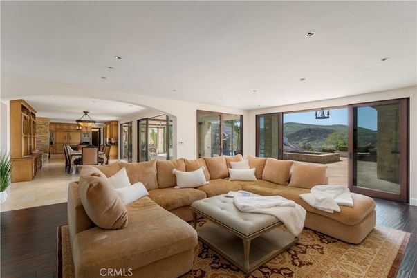 Dining room, Interior, Kitchen, Living room, Pendant Lights, Recessed Lighting, Wood Texture Flooring