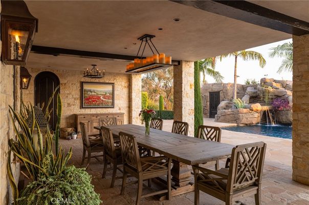 Exterior, Fireplace, Pool