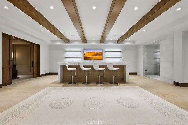 Interior, Recessed Lighting, Wooden Beams