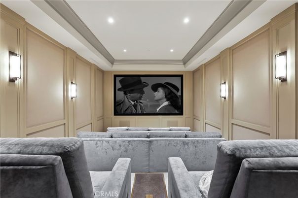 Home Theatre Room, Interior, Projection Screen, Recessed Lighting, Theatre Room