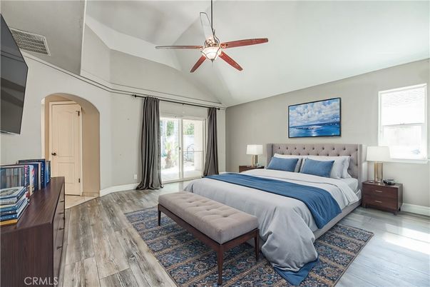 Bedroom, Interior, Wood Texture Flooring