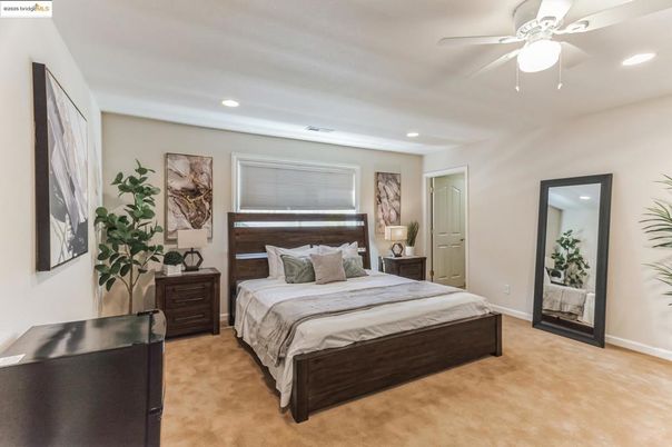 Bedroom, Interior, Recessed Lighting