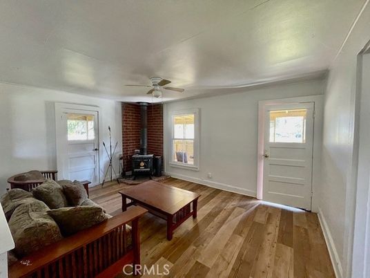 Interior, Living room, Stone Walls, Wood Texture Flooring